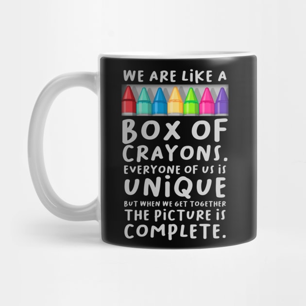 We are like a box of crayons by Caskara
